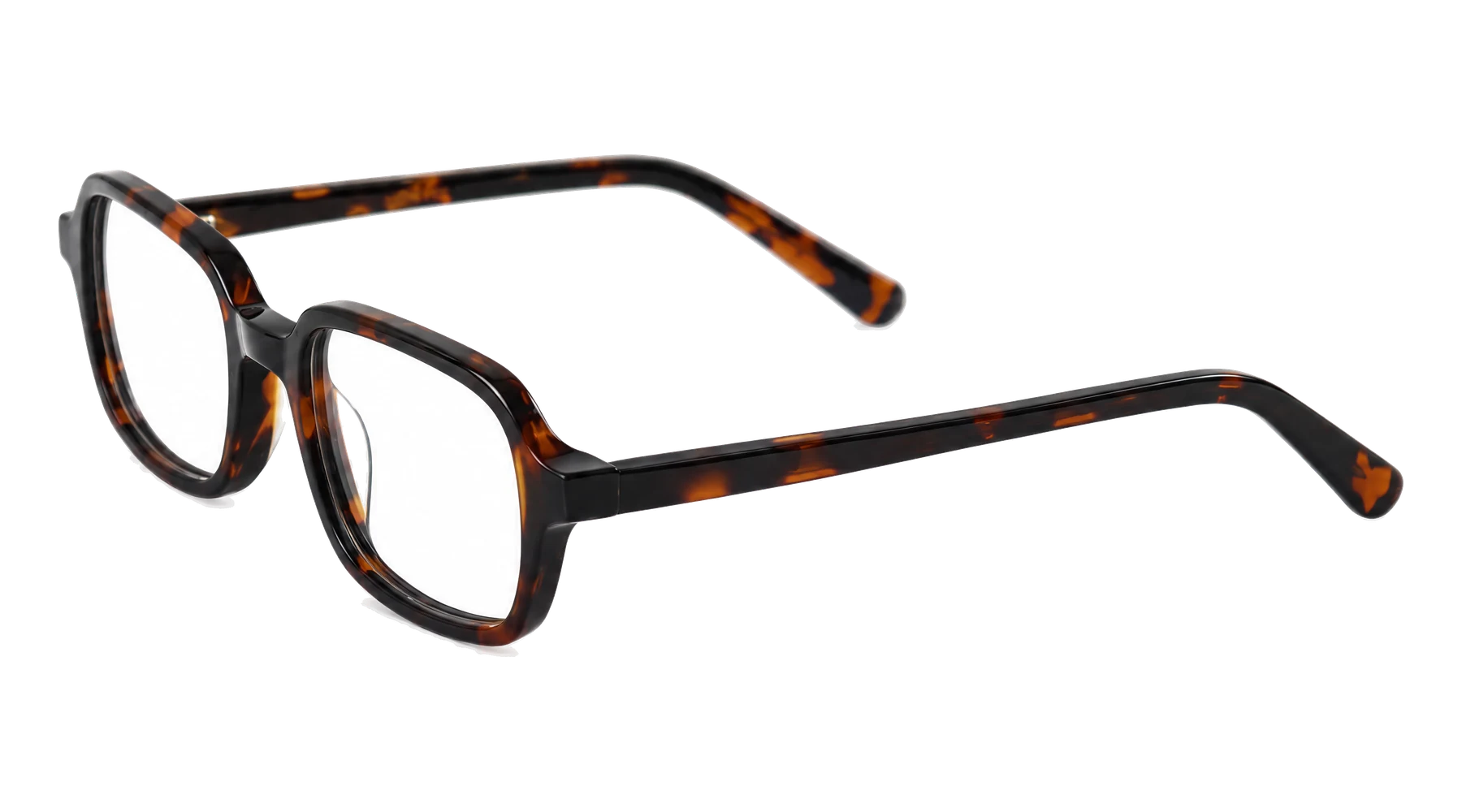 M003 Eyeglasses هافانا جانبي view