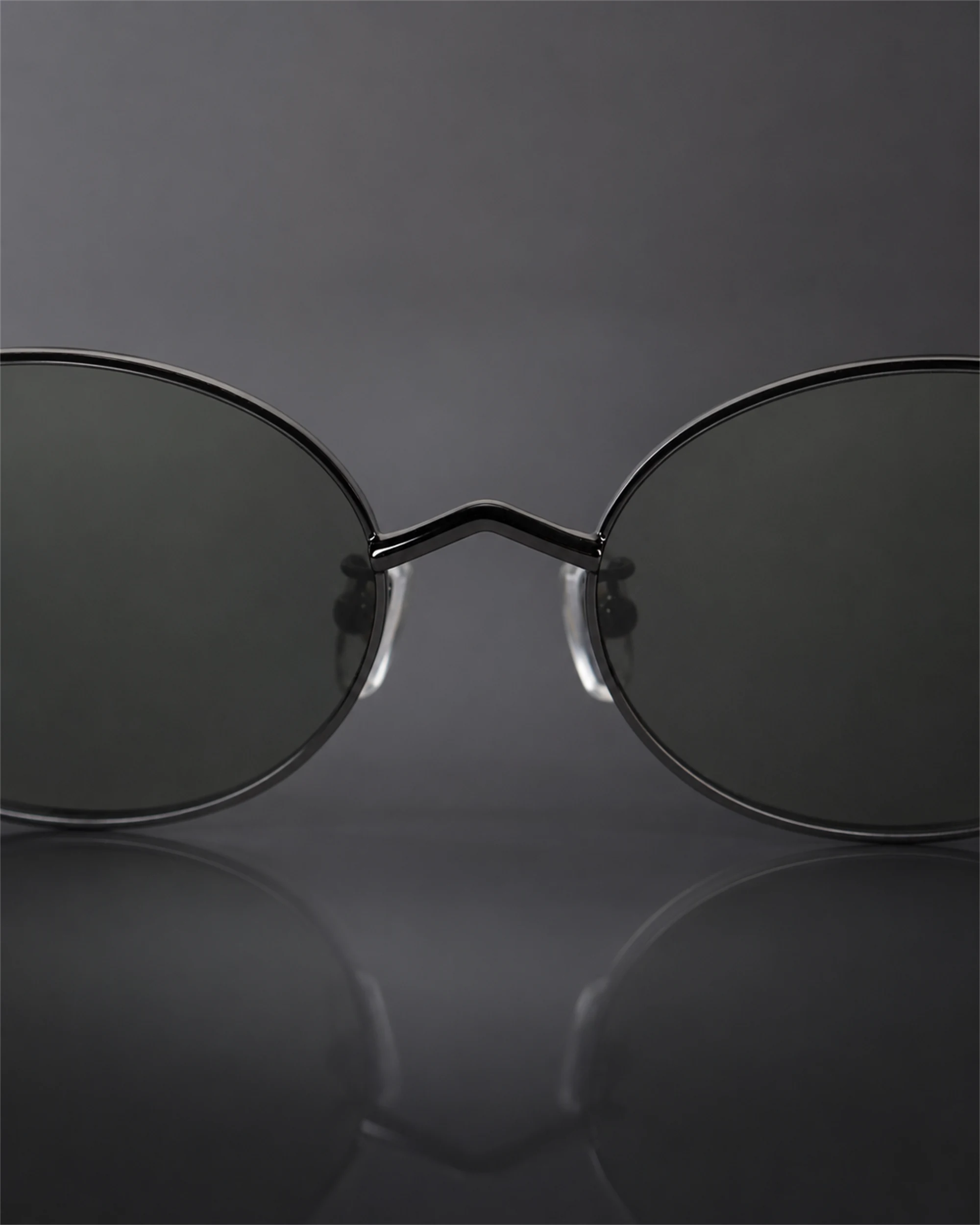 CT0640S Sunglasses Black / Silver / Green Bridge Profile