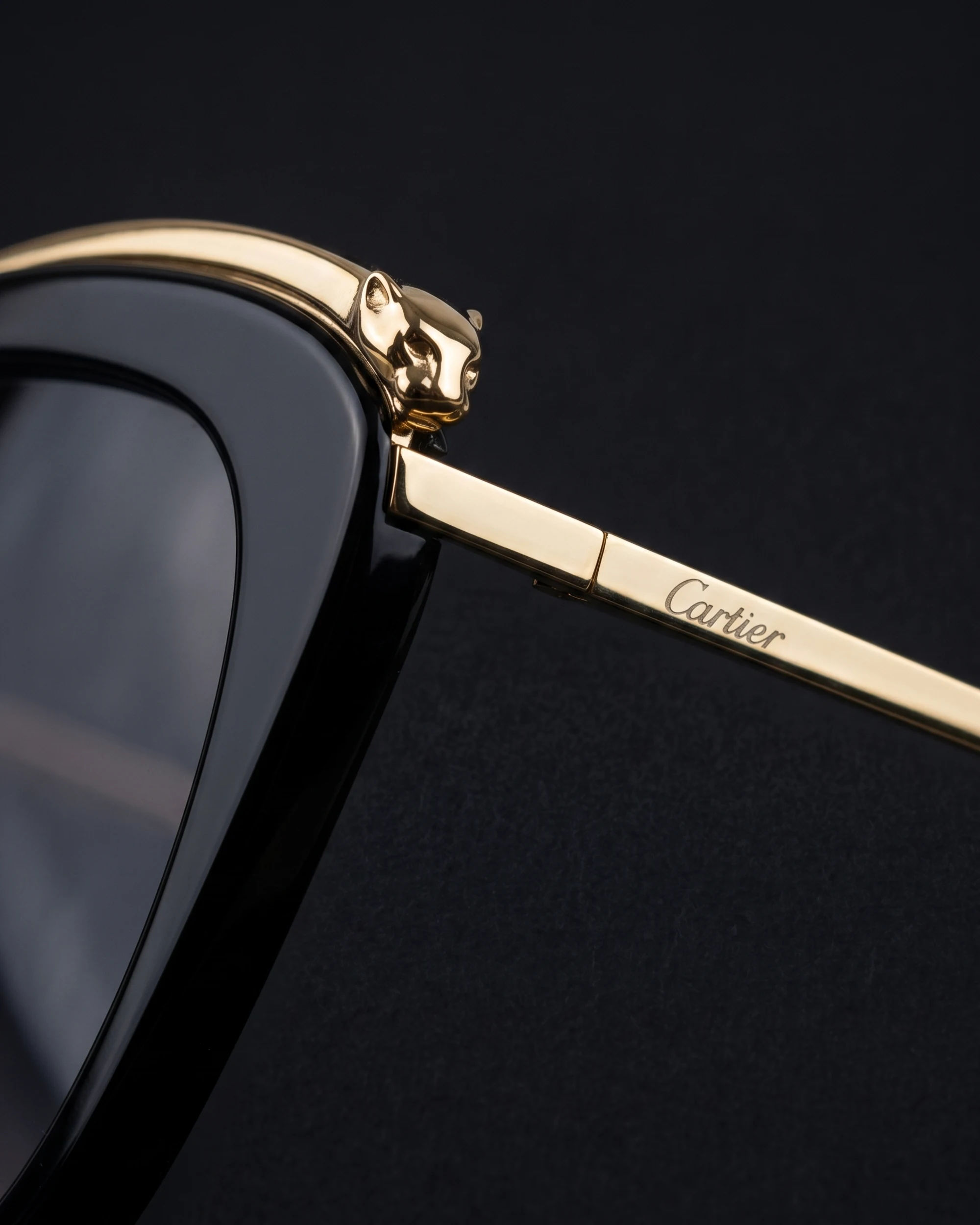 M21HU09230 Sunglasses Black / Gold / Gray Temple Brand