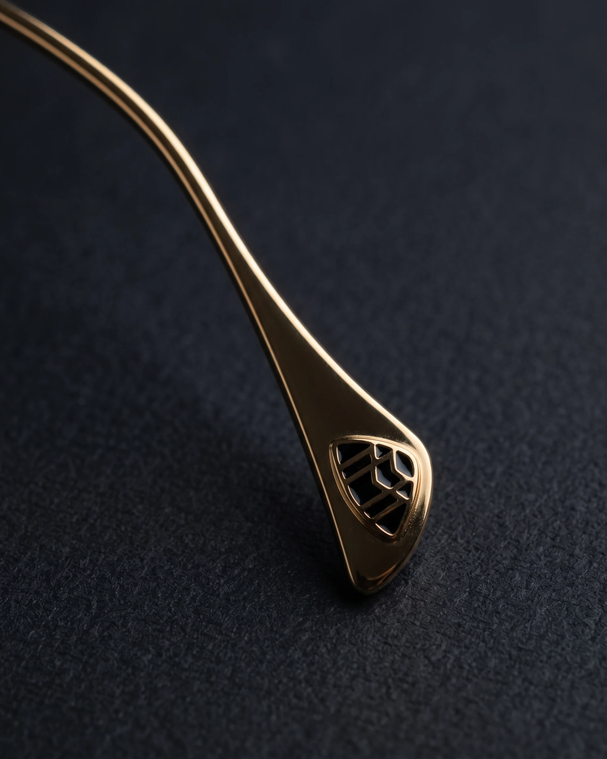 Z1984 Sunglasses Gold / Black / Blue-Green Temple Tip Detail